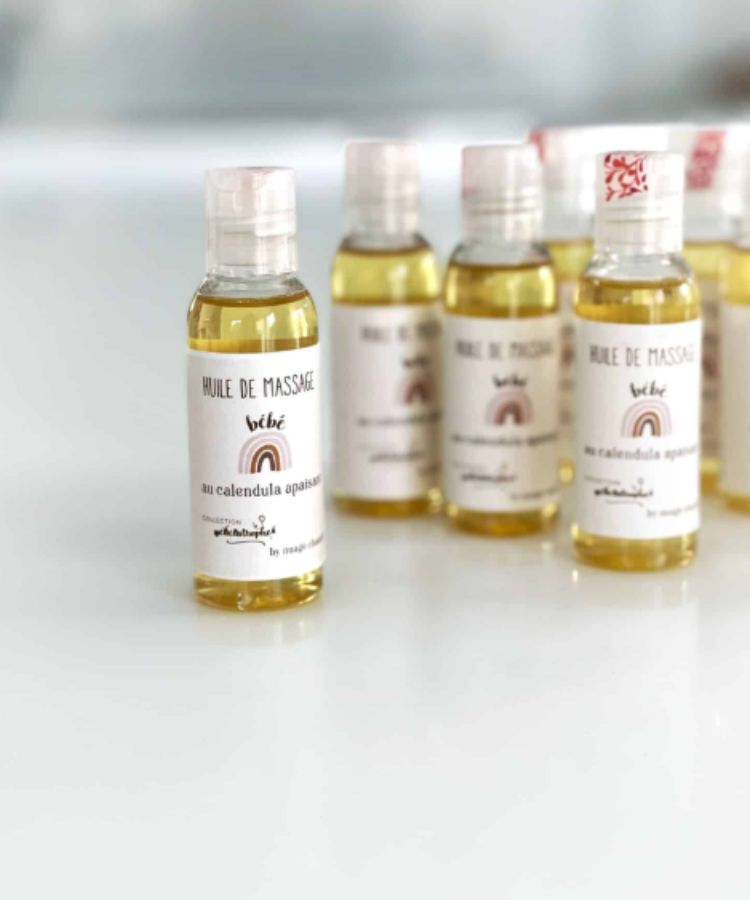Huile de massage bébé